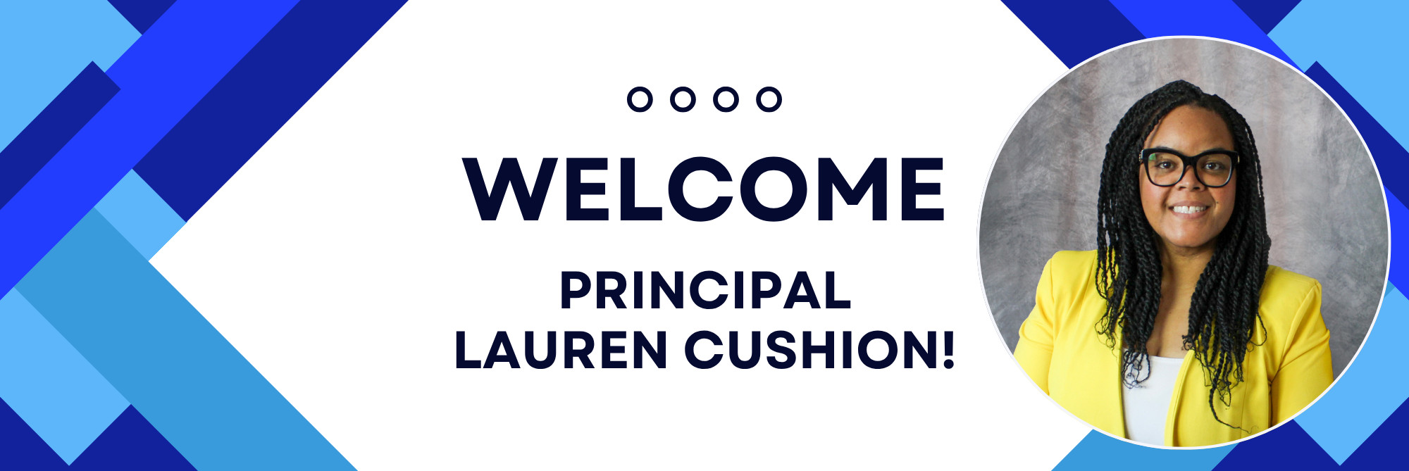 Meet our new principal — read the announcement